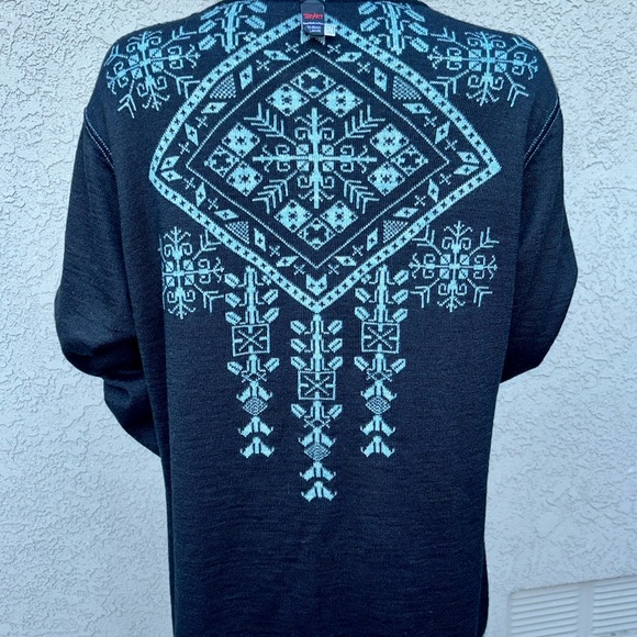 Tey-Art Alpaca Blend Cardigan sz XXL - Picture 14 of 16